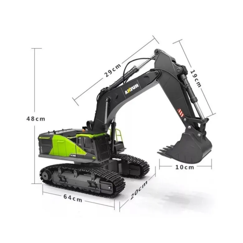 Huina Excavatrice Godet Métal 1/14ème RTR (CY1593)