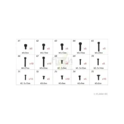 H70109 - Visserie - pour TREX 550E au TREX 700 Align