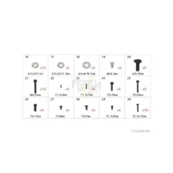 H70109 - Visserie - pour TREX 550E au TREX 700 Align