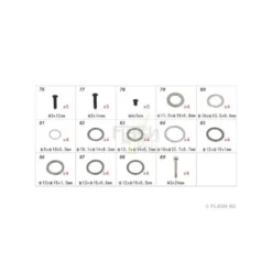 H70109 - Visserie - pour TREX 550E au TREX 700 Align