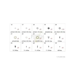 H45168 - Visserie - pour T-REX250 à TREX 500 Align