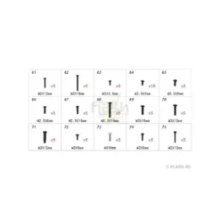H45168 - Visserie - pour T-REX250 à TREX 500 Align