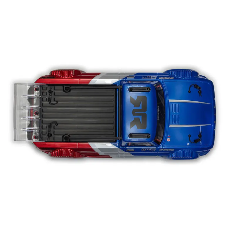 1/8 INFRACTION 223S DSC 4X4 RTR Brushless All-Road Street Bash Truck, Blue/Red