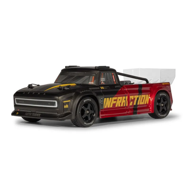 1/8 INFRACTION 223S DSC 4X4 RTR Brushless All-Road Street Bash Truck,Black/Red