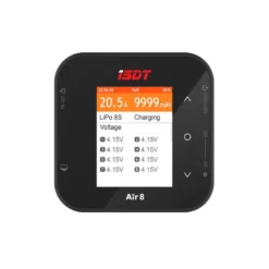 ISDT - Chargeur Smart Lipo Smart Air8, chargeur d'équilibre DC 500W 20A pour les batteries Lipo 1-8S