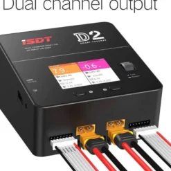 ISDT - D2 Mark 2 Chargeur de balance de la batterie Lipo, Double 200W 12A AC / DC CHANNEUR CHARGER