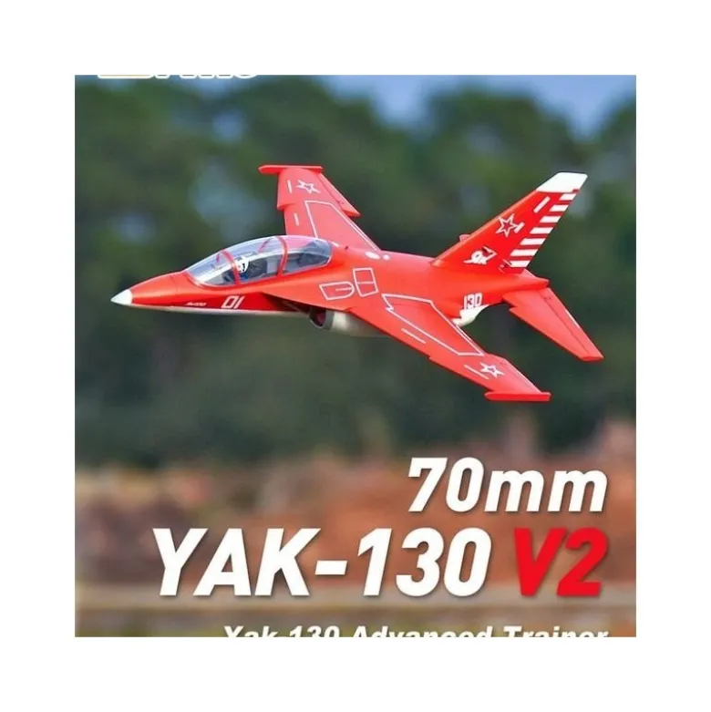 Jet FMS Yak 130 V2 rouge PNP EDF env 0.88m