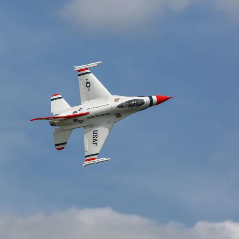 Jet F-16 Thunderbirds 70mm EDF Jet BNF Basic avec AS3X et SAFE Select