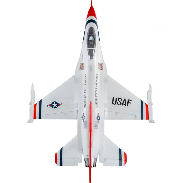 Jet F-16 Thunderbirds 70mm EDF Jet BNF Basic avec AS3X et SAFE Select