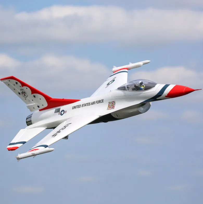 Jet F-16 Thunderbirds 70mm EDF Jet BNF Basic avec AS3X et SAFE Select
