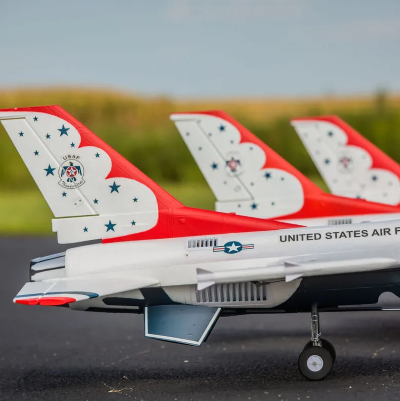 Jet F-16 Thunderbirds 70mm EDF Jet BNF Basic avec AS3X et SAFE Select