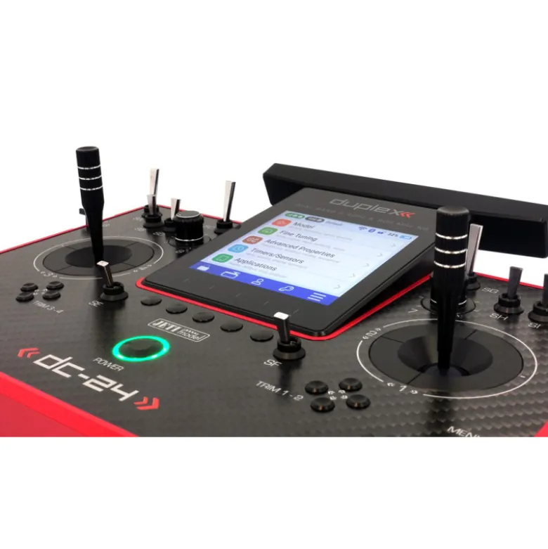 Jeti DC24 II Carbone Ruby anodisé 2.4Ghz Duplex