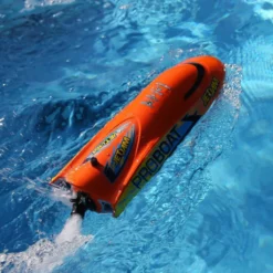 Jet Jam V2 12" Self-Righting Pool Racer Brushed RTR, Orange