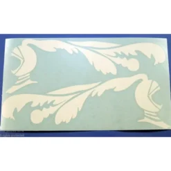 JEU INSIGNE ESCADRILLE "CASQUE DE BAYARD" BLANC
