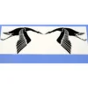 JEU INSIGNE ESCADRILLE "CIGOGNE A AILES BASSES" NOIR