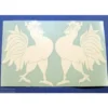 JEU INSIGNE ESCADRILLE "COQ CHANTANT" BLANC