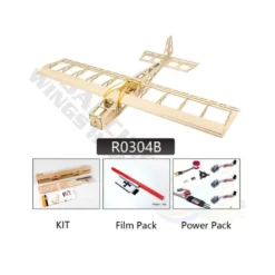 Kit bois à construire Avion Stick-06 env.0.60m + Film Pack + Power Pack