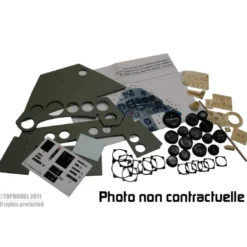 KIT CONSTRUCTION PLANCHE DE BORD PIPER J3/L4H 1:4