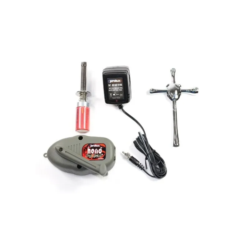 kit de démarrage thermique (pompe/accu/chargeur/clefs 5.5/7/8/10) Prolux