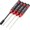 Kit de 4 tournevis allen 1.5 / 2 / 2.5 et douille 7mm - Hobbytech