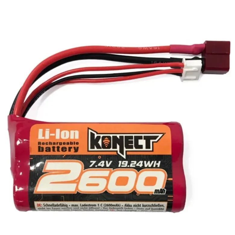 Konect Batterie Li-ion 7.4V 2600mAh 15C KN-LI0742600