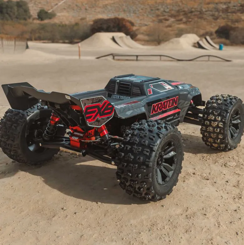 1/8 KRATON 6S EXB 4X4 RTR Brushless Speed Truck, BLACK - ARA8708V6T1