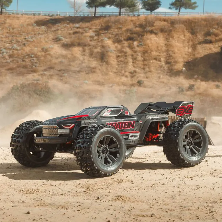 1/8 KRATON 6S EXB 4X4 RTR Brushless Speed Truck, BLACK - ARA8708V6T1