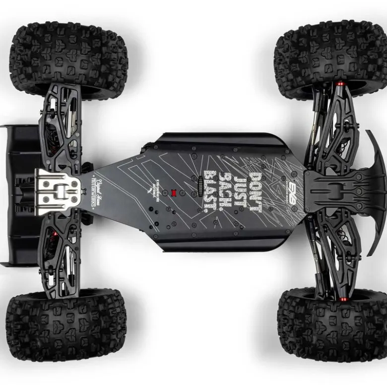 1/8 KRATON 6S EXB 4X4 RTR Brushless Speed Truck, BLACK - ARA8708V6T1