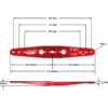 Kuza Palonnier 2 bras 25T 84/72/60mm 3.25 M2,5mm Aluminium