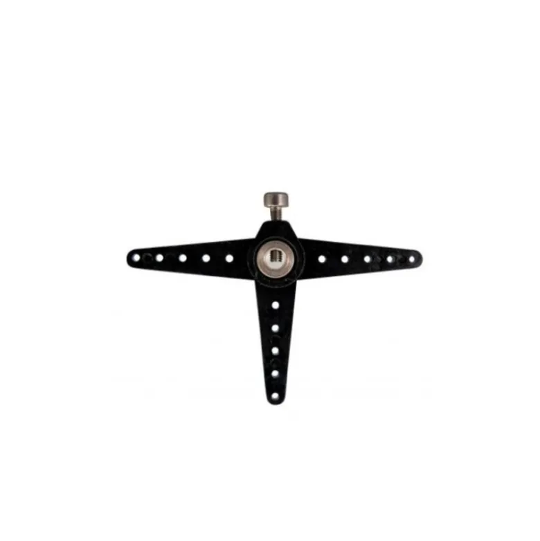 Levier de commande en croix pour axe de 4mm