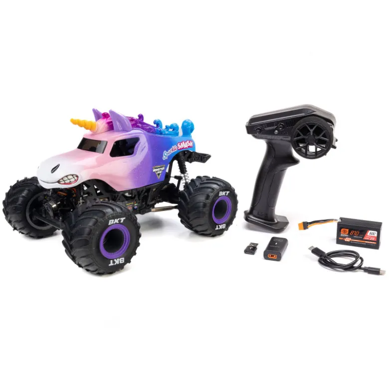 Losi 1/18 Mini LMT Sparkle Smash 2S 4X4 RTR Brushed MT (avec batterie et chargeur)