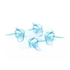 Lot hélices Tinyhawk 40mm bleu transparent (2xCW + 2xCCW)