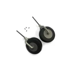 Main Gear Struts w/Wheels (pair): Beechcraft D18 E-Flite
