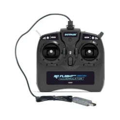Manette pour simulateur de vol 8 VOIES USB Mode 1 Dynam