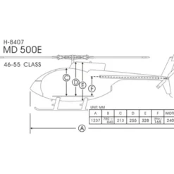 MD 500E Camouflage Classe 600 Funkey