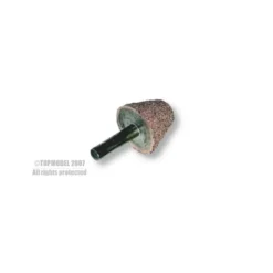 MEULE CONIQUE DIAM 26mm AXE 6mm GROS GRAIN