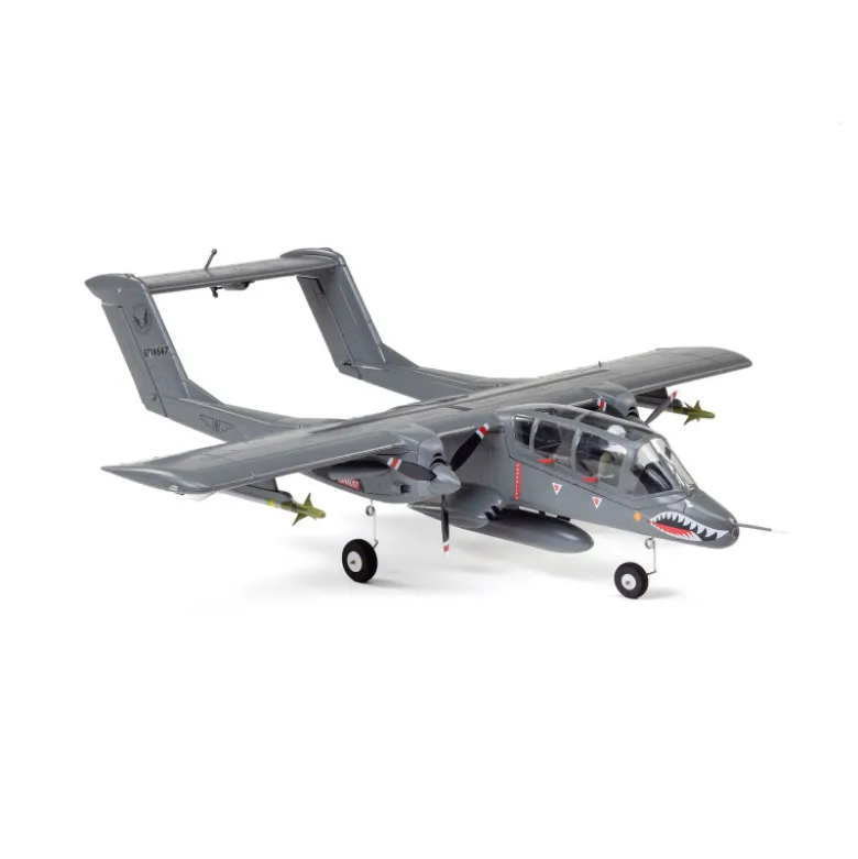 Micro OV-10 Bronco 645mm BNF Basic AS3X & SAFE Select E-Flite