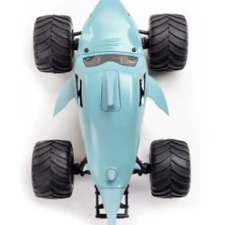 1/18 Mini LMT Megalodon 2S 4X4 RTR Brushed Monster Truck (Batterie & Chargeur inclus), Bleue
