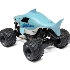 1/18 Mini LMT Megalodon 2S 4X4 RTR Brushed Monster Truck (Batterie & Chargeur inclus), Bleue