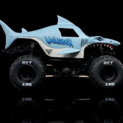 1/18 Mini LMT Megalodon 2S 4X4 RTR Brushed Monster Truck (Batterie & Chargeur inclus), Bleue