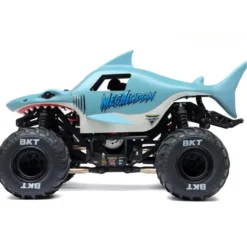 1/18 Mini LMT Megalodon 2S 4X4 RTR Brushed Monster Truck (Batterie & Chargeur inclus), Bleue