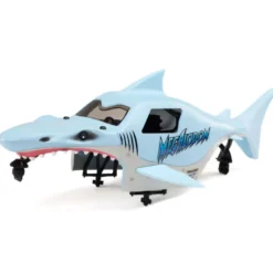 1/18 Mini LMT Megalodon 2S 4X4 RTR Brushed Monster Truck (Batterie & Chargeur inclus), Bleue