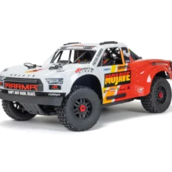 1/8 MOJAVE 4S 4X4 RTR Brushless Desert Truck, Blanc Rouge ARRMA