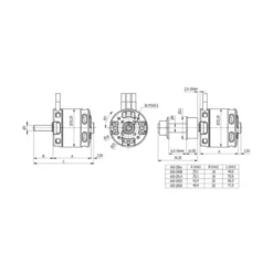 Moteur AXI 2820/12 V2 GOLD LINE (148g, 990kv, 650W)
