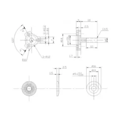 Moteur Brushless DM2220 (71g, 1100kv, 200W) Pro-Tronik