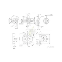 Moteur Brushless DM2615 (97g, 1050kv, 250W) Pro-Tronik