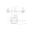 Moteur Brushless DM2620 (125g, 1200kv, 360W) Pro-Tronik