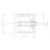 Moteur Brushless DM3625 (257g, 500kv, 800W) Pro-Tronik