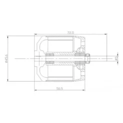 Moteur Brushless DM3625 (257g, 500kv, 800W) Pro-Tronik