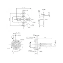 Moteur Brushless DM3625 (257g, 800kv, 850W) Pro-Tronik